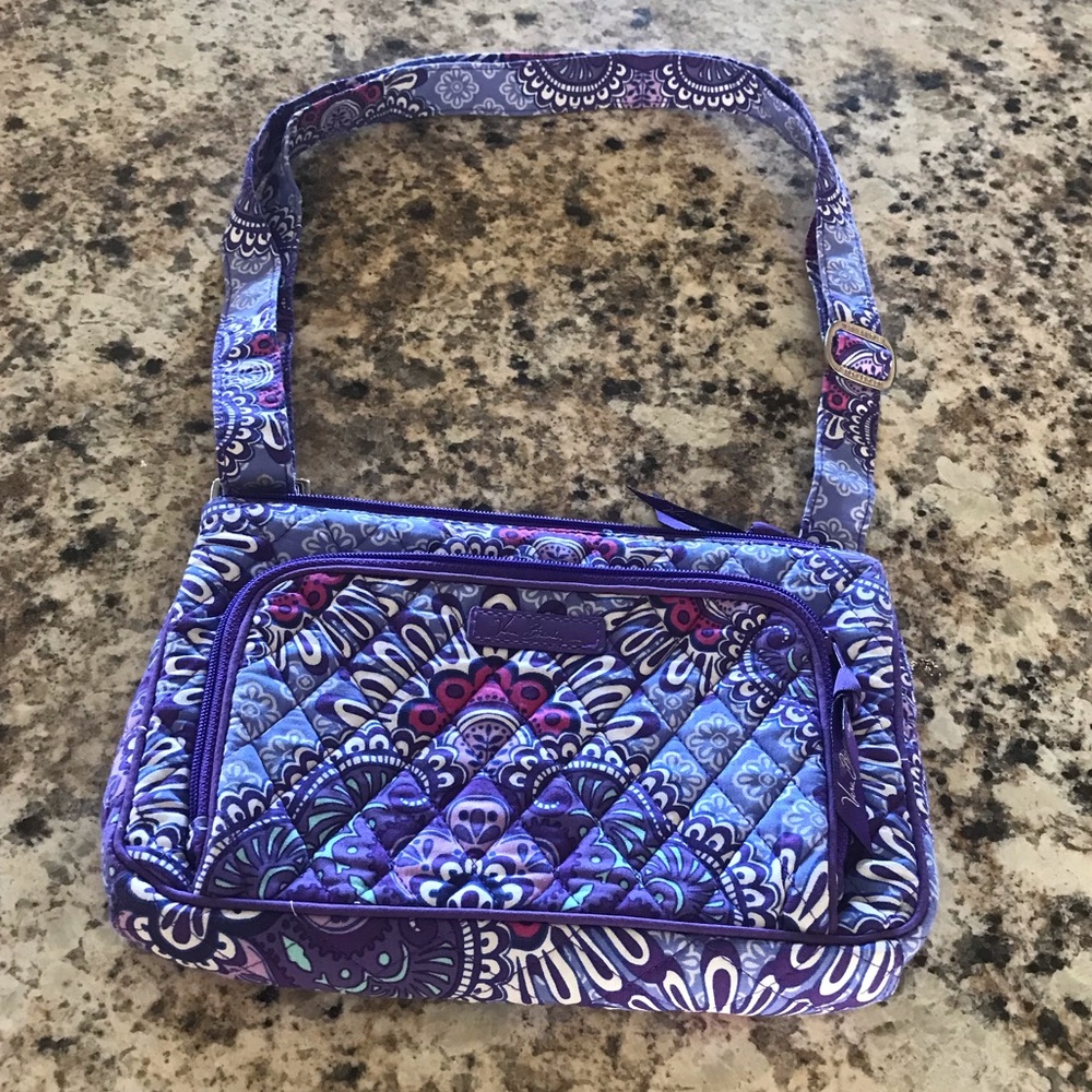 Vera Bradley Lilac Tapestry little hipster purse